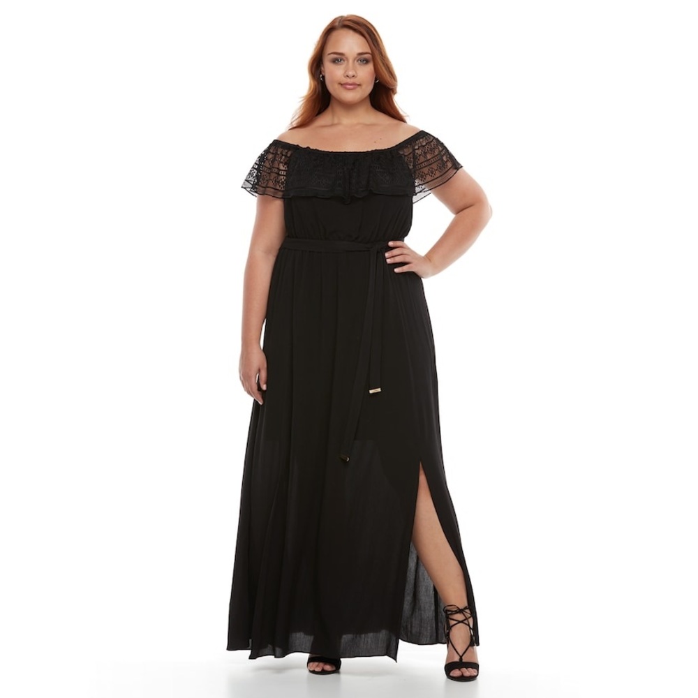 Convertible Black Maxi